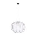 Bela viseča svetilka s tekstilnim senčilom ø 52 cm Mellow – Candellux Lighting