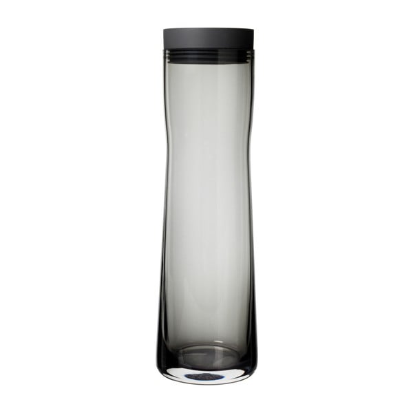 Črna steklena karafa za vodo Blomus Splash, 1 l