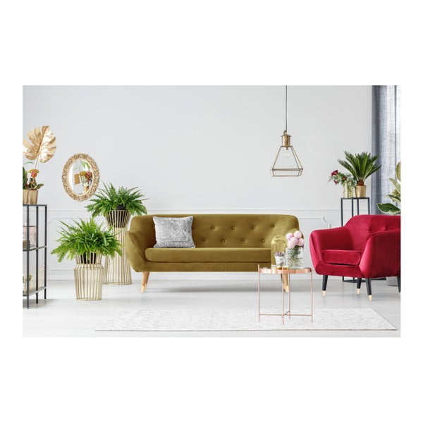 Dvosedežna zofa v zlati barvi Mazzini Sofas Amelie-image-4