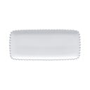 Bel keramičen dolg pladenj Costa Nova Pearl, dolžina 30 cm