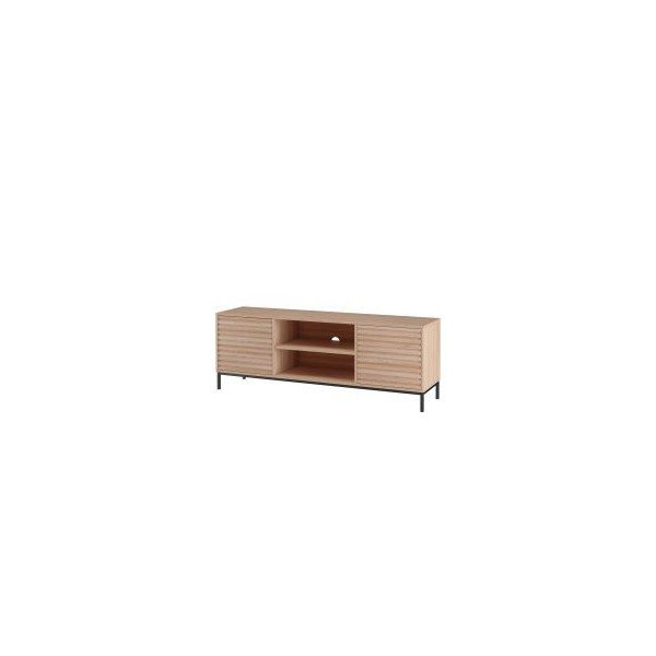 TV omarica v hrastovem dekorju v naravni barvi 140x50 cm Celine - Støraa -image-2