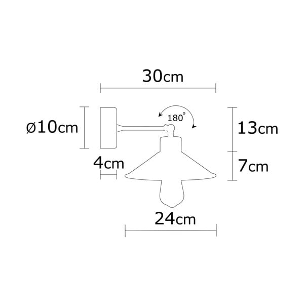 Turkizna/v naravni barvi stenska svetilka ø 24 cm Manavgat – Opviq lights-image-3