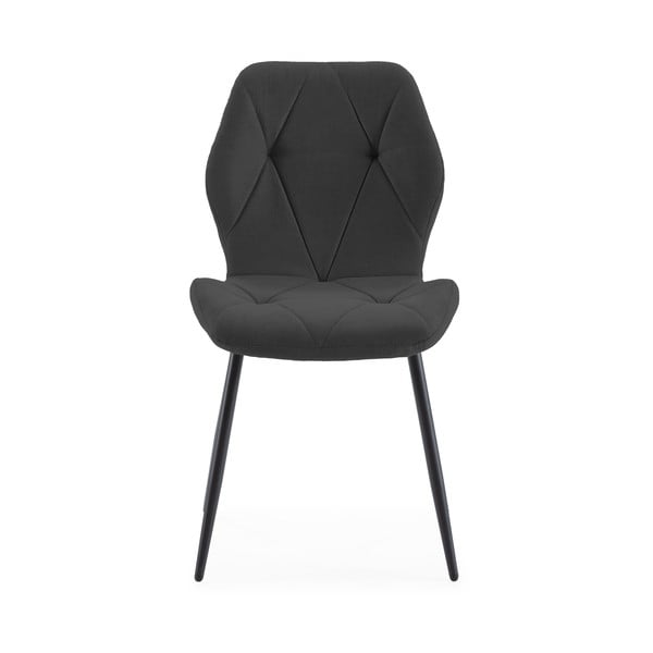 Črni jedilni stoli v kompletu 4 ks Luna – Marckeric-image-2