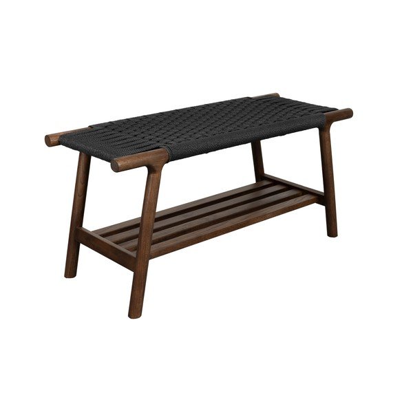 Klop iz masivnega lesa v temni naravni barvi Kintaro – Dutchbone-image-2