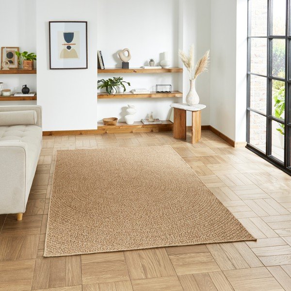 Rjava zunanja preproga 200x290 cm Nomad – Think Rugs-image-2