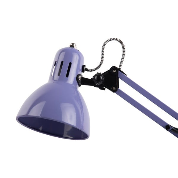 Vijolična namizna svetilka s kovinskim senčilom (višina 52 cm) Funky Hobby – Leitmotiv-image-3