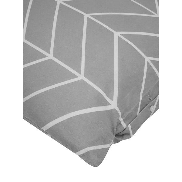 Siva flanelna posteljnina Westwing Collection Yule, 200 x 200 cm-image-1