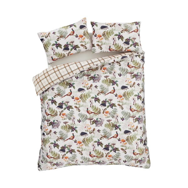 Žametna posteljnina za zakonsko posteljo 200x200 cm Woodland Walk – Catherine Lansfield-image-2