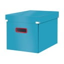 Modra kartonasta škatla za shranjevanje s pokrovom 32x36x31 cm Click&Store – Leitz
