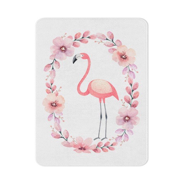 Otroška preproga OYO Kids Flower Ring Flamingo, 100 x 140 cm