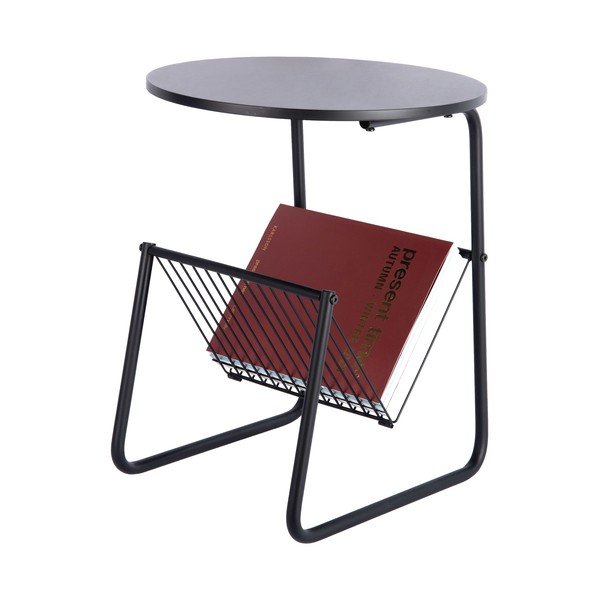 Kovinska okrogla stranska mizica ø 40 cm Riqueza Revista – Leitmotiv-image-2