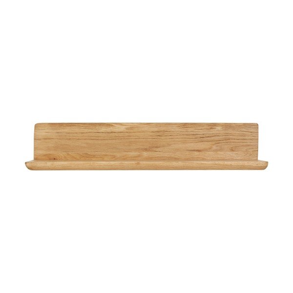 Polica iz masivnega hrasta v svetli naravni barvi 60 cm Salina – House Nordic-image-3