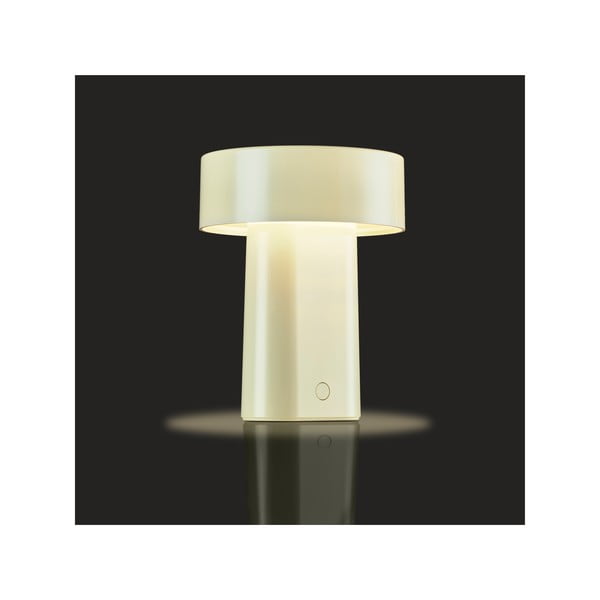 Svetlo zelena plastična LED namizna svetilka (višina 18 cm) Oblong – Zone-image-2