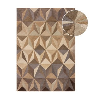 Bež volnena preproga 160x230 cm Reverie – Flair Rugs