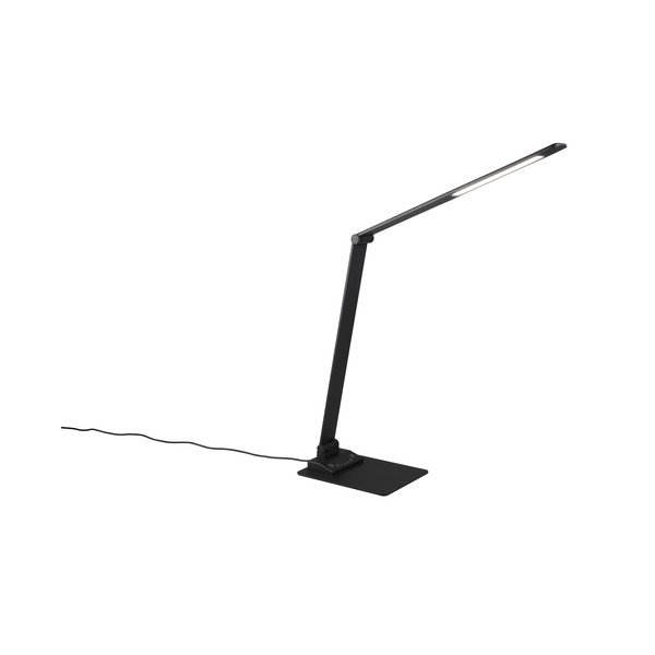 Črna LED zatemnitvena namizna svetilka (višina 72 cm) Travis – Trio-image-3