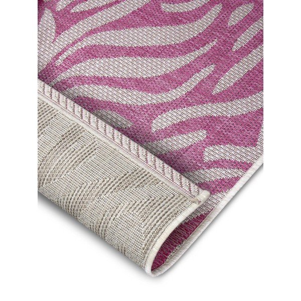 Roza-bež zunanja preproga NORTHRUGS Cebra, 70 x 300 cm-image-4