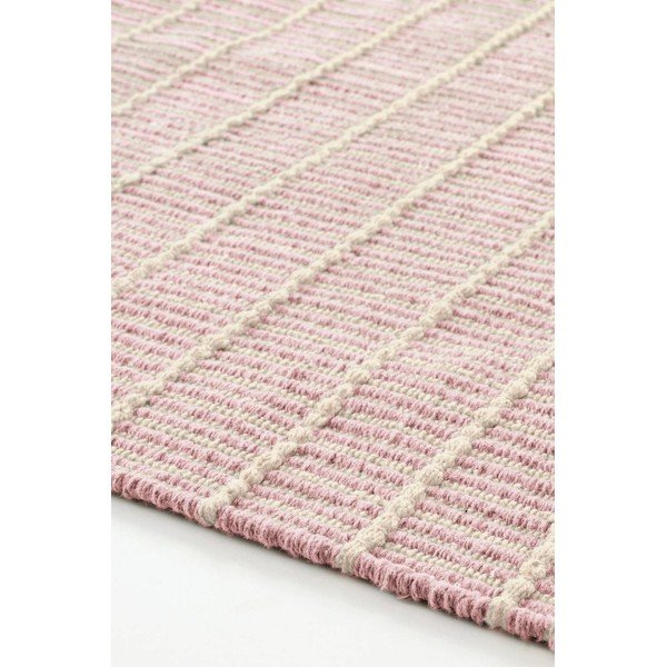 Rožnat ročno tkan bombažen tekač 80x150 cm Irma – Jotex-image-3
