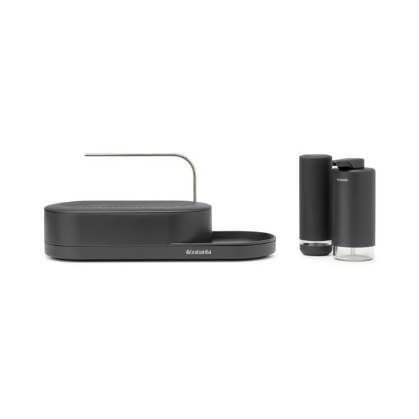 Sivo plastično držalo za detergent SinkStyle – Brabantia-image-3