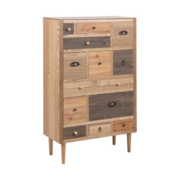 Visoka komoda v jesenovem dekorju 70x114 cm Thais - Actona-image-1