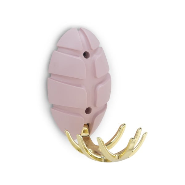 Svetlo rožnat stenski obešalnik Bug – Spinder Design