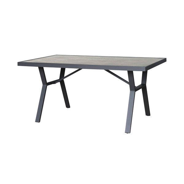 Temno siva aluminijasta vrtna garnitura za 5 oseb Sibiu – Rojaplast-image-3