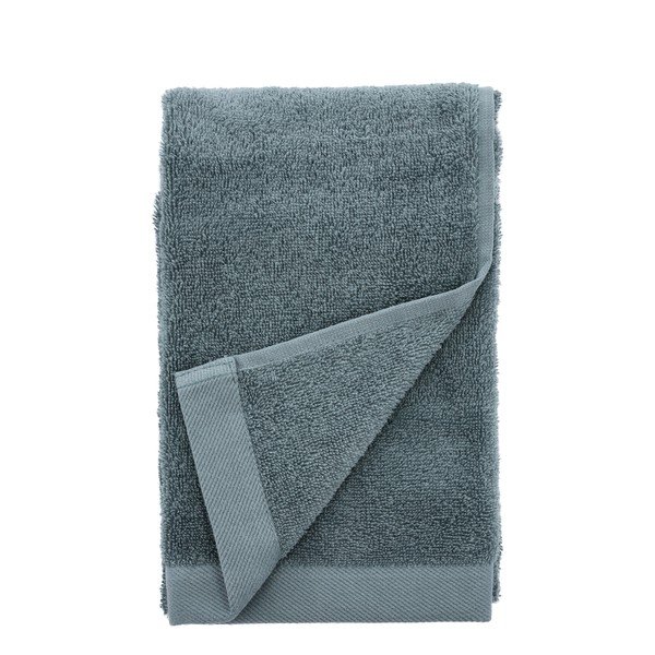 Modro-zelena brisača za obraz iz organskega bombaža Södahl Comfort, 50 x 100 cm-image-1