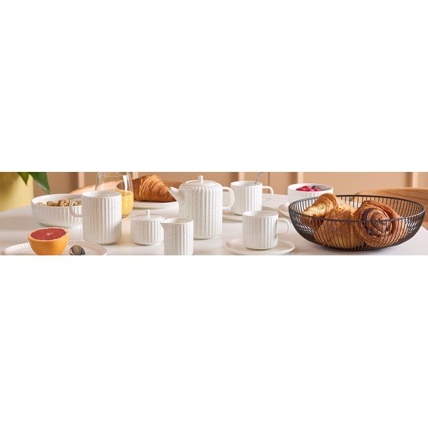 Bela skodelica iz porcelana new bone china 410 ml Ora Gloss – Salt&Pepper-image-4