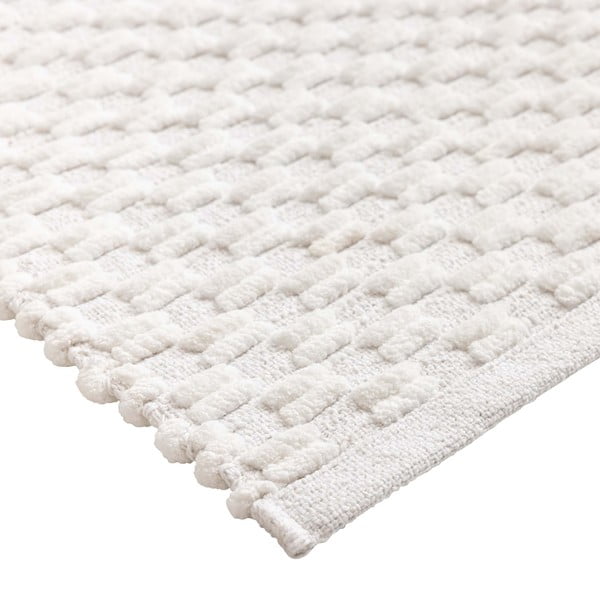 Kremno bela kopalniška preproga 50x80 cm Lois – douceur d'intérieur-image-4
