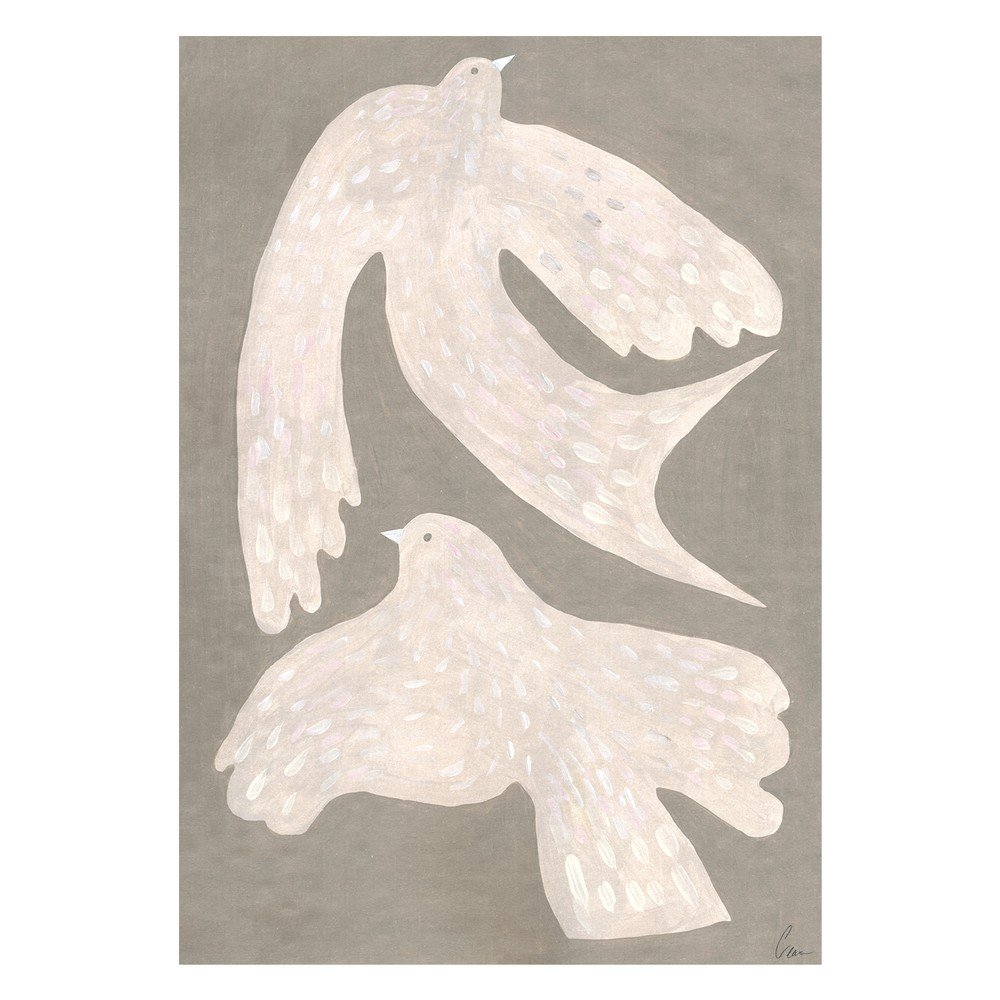 Plakat 30x40 cm Two Birds – Clara Schicketanz