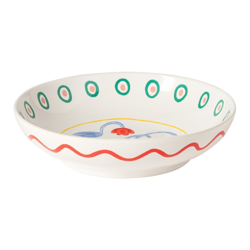 Jušni krožnik iz kamenine ø 23 cm Summer Bliss