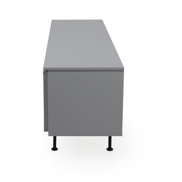 Siva komoda Tenzo Plain, širine 180 cm-image-4