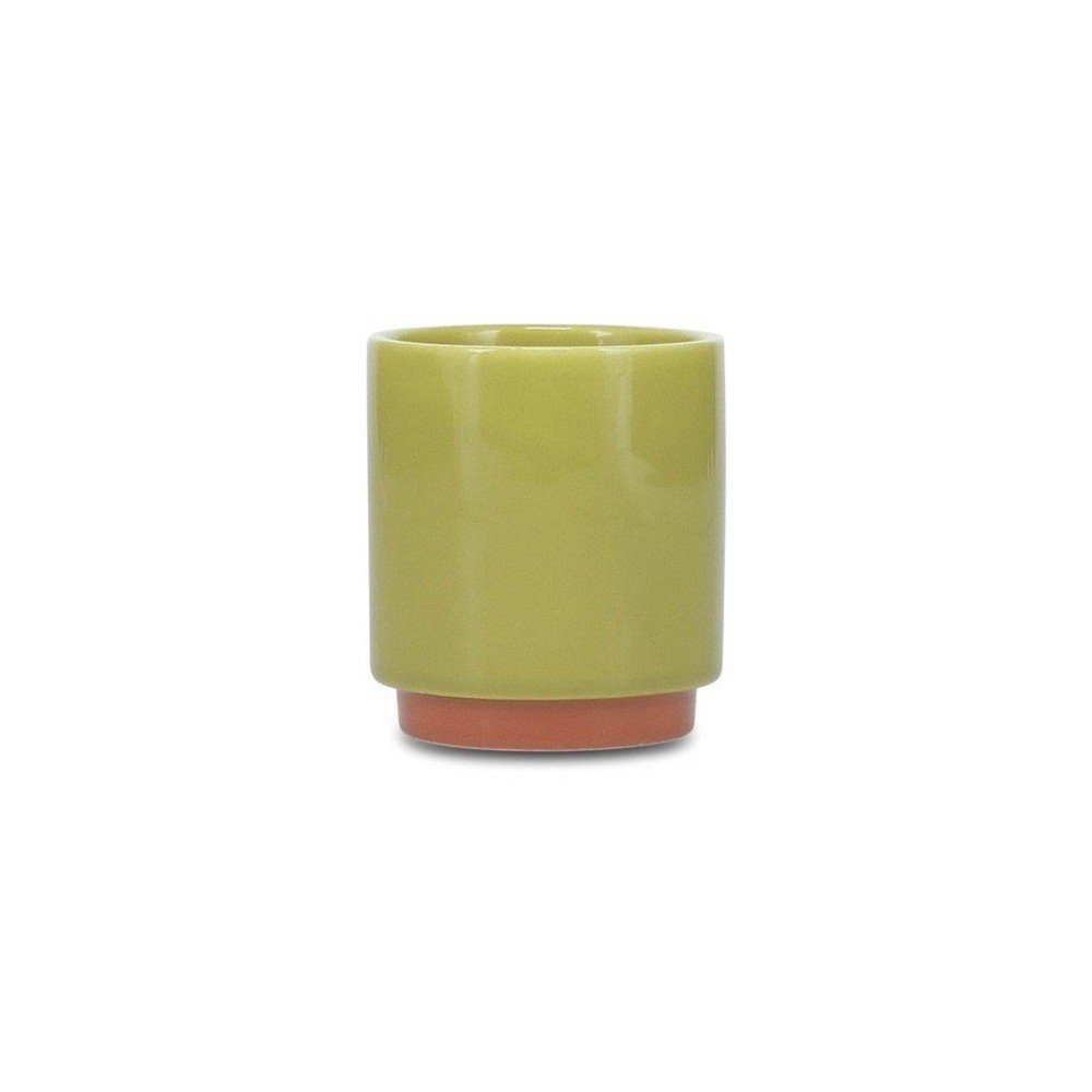 Zelena/oranžna skodelica iz kamenine 130 ml Duo