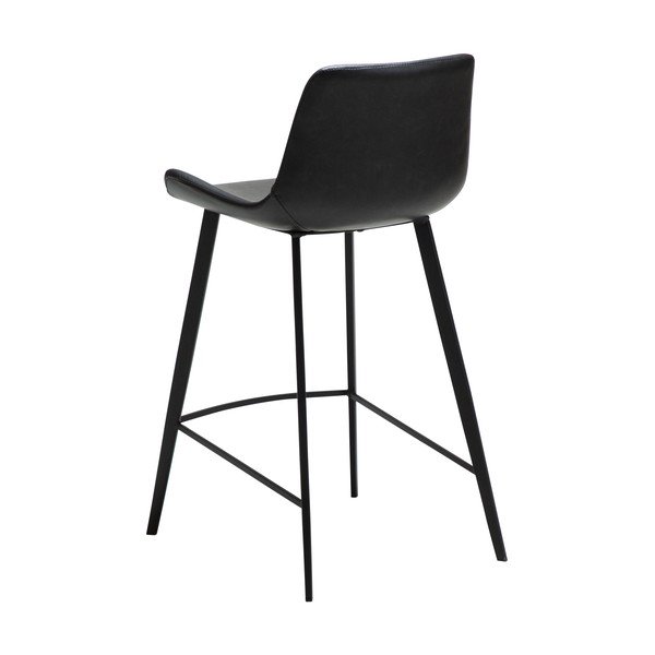 Črn barski stol (višina sedeža 65 cm) Hype – DAN-FORM Denmark-image-3