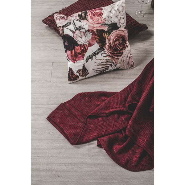 Rožnat bombažen okrasni vzglavnik Tiseco Home Studio Waffle, 45 x 45 cm-image-4