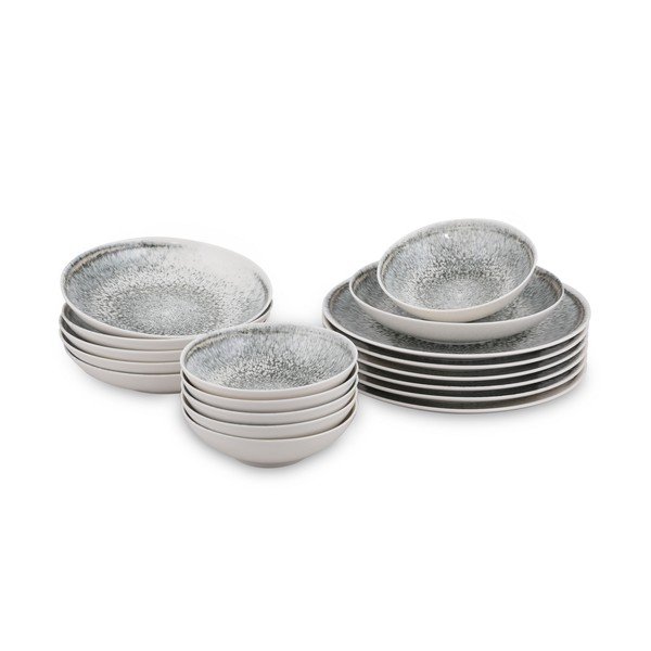 Jedilni set iz porcelana 18 kos Midnight Sky - Güral Porselen-image-2