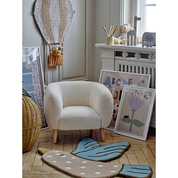 Bel otroški fotelj Cade – Bloomingville Mini-image-2