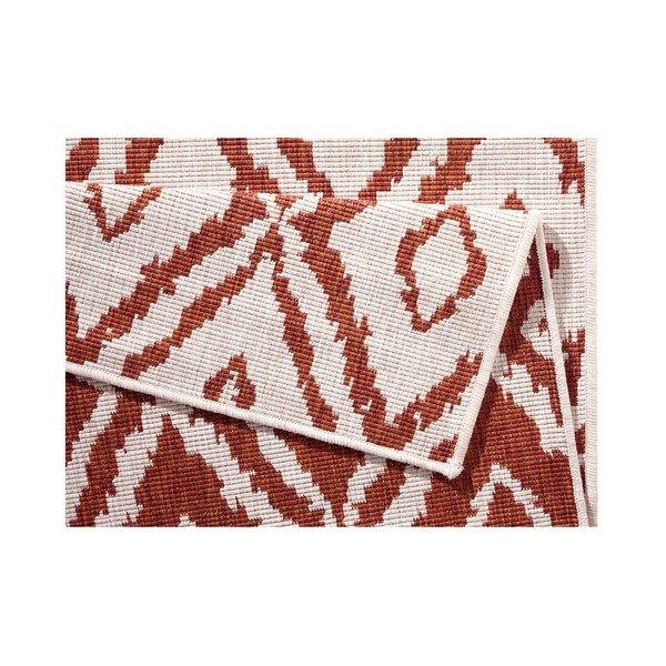 Rdeče-bela zunanja preproga NORTHRUGS Rio, 80 x 150 cm-image-3