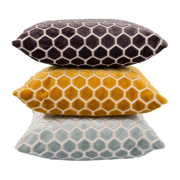 Rumena okrasna blazina s polnilom Zuiver Monty, 45 x 45 cm-image-2