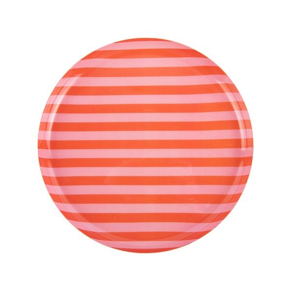 Oranžen/svetlo rožnat železen krožnik ø 30 cm Animado – PT LIVING-image-2