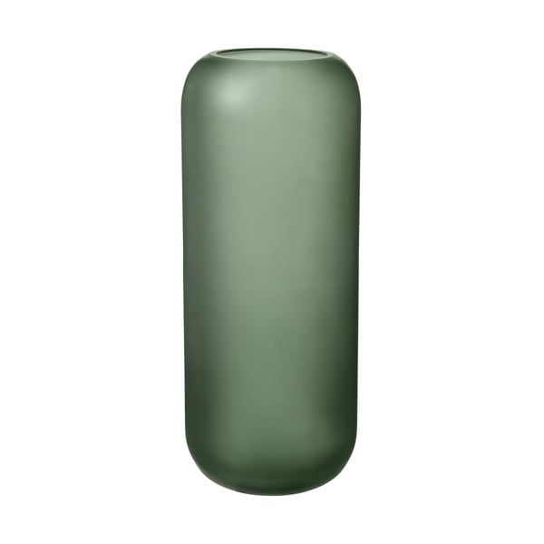 Vaza iz zelenega stekla Blomus Bright, višina 30 cm