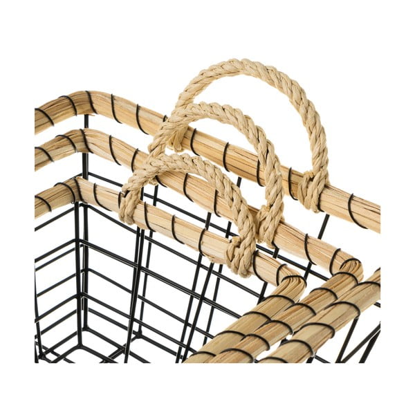 Žične kovinske košare v kompletu 6 kos - Casa Selección-image-1