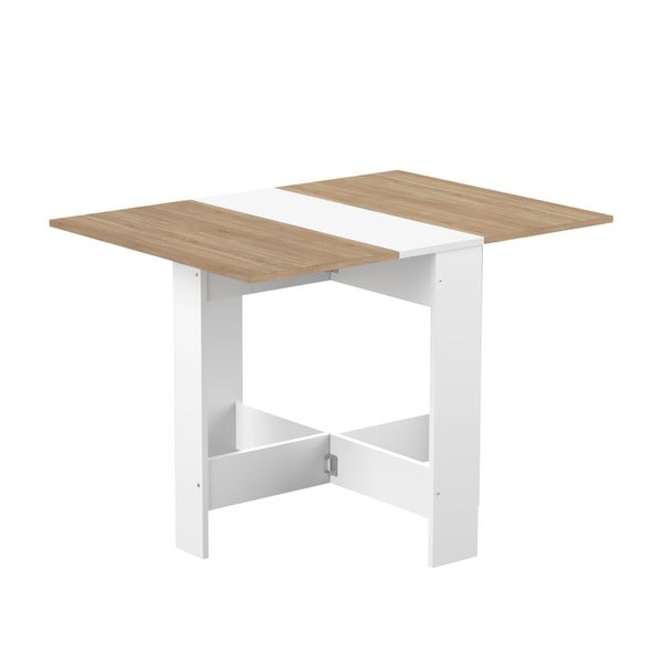 Raztegljiva jedilna miza z mizno ploščo v hrastovem dekorju 76x28 cm Papillon – TemaHome-image-3