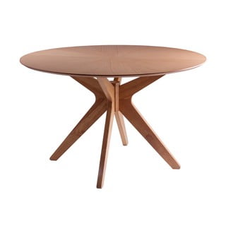 Jedilna miza iz hrastovega lesa sømcasa Carmel, ⌀ 120 cm