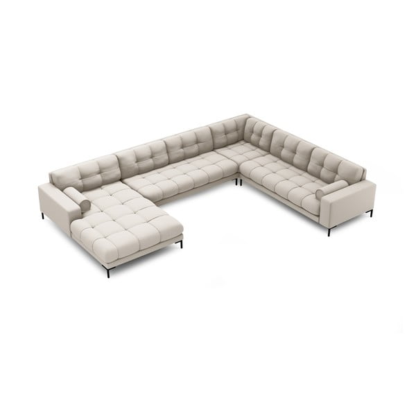 Bež kotna sedežna garnitura (desni kot) Bali – Cosmopolitan Design-image-4