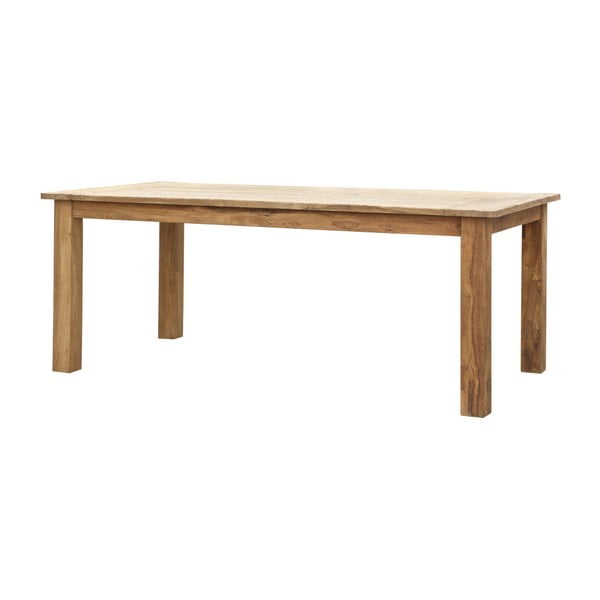 Jedilna miza iz tikovine De Eekhoorn Karlijn, 90 x 200 cm