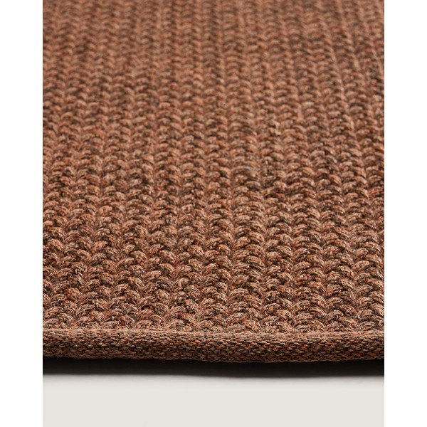 Notranja in zunanja preproga iz recikliranih vlaken v barvi terakote 160x230 cm Despas – Kave Home-image-3