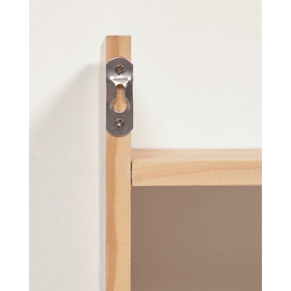 Stenski otroški obešalnik iz masivnega bora v naravni barvi 52,5x20 cm Florentina – Kave Home-image-4