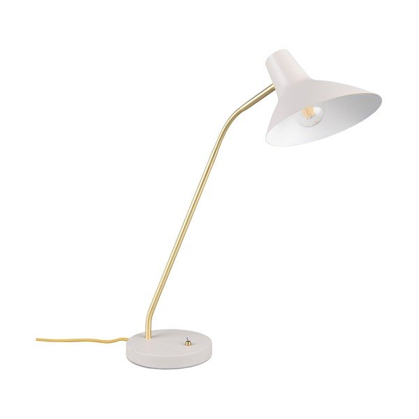 Namizna svetilka z upogljivo konstrukcijo v zlati barvi/slonokoščena (višina 54 cm) Traveller – Trio