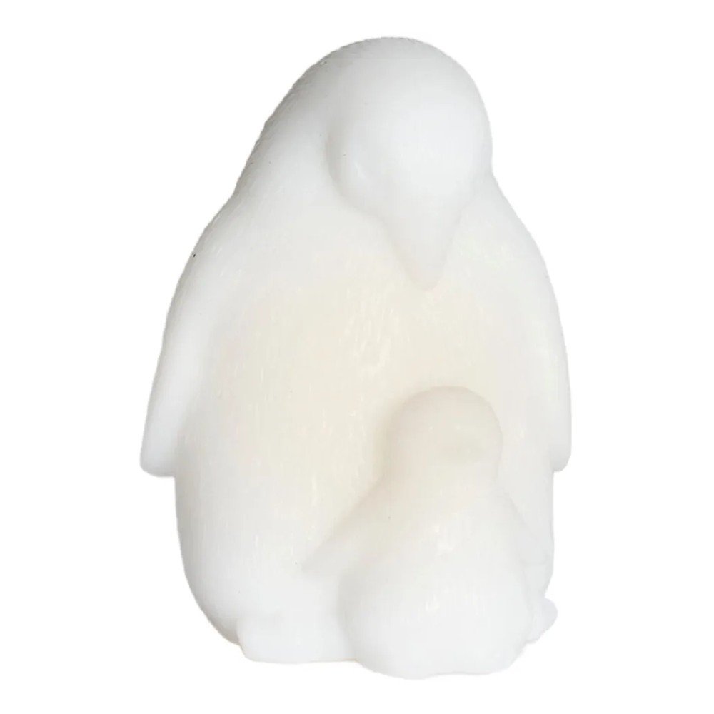 Bela svetlobna dekoracija na baterije ø 9 cm Penguin