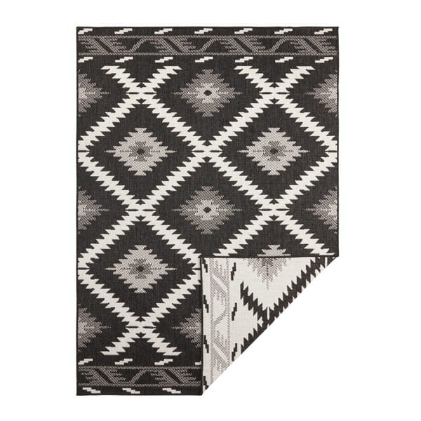 Črno-krem zunanja preproga NORTHRUGS Malibu, 230 x 160 cm-image-2